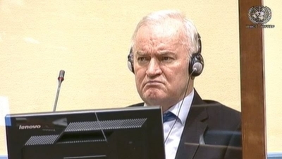 Masakra Srebrenices/Gjykata e Kombeve te Bashkuara refuzon apelimin per genocid te Mladic