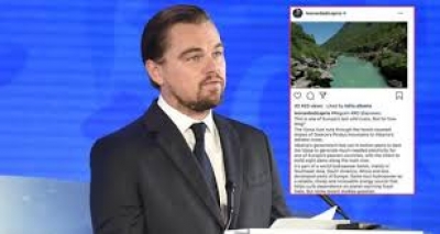 Leonardo Di Caprio poston sërish foto të Vjosës: Lajme shumë të mira nga Shqipëria, lumi i egër mund të shpëtohet nga HEC-et