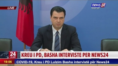 Paketa e PD për masat ndaj koronavirusit, Basha: Është i përballueshëm nga buxheti i shtetit, të pezullohen koncesionet për 10 oligarkë