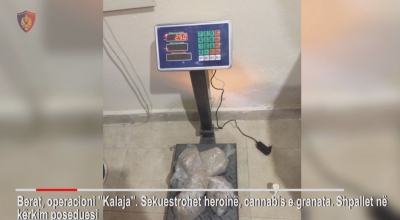 Sekuestrohen dy kg heroinë dhe 441 kg kanabis në Berat