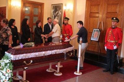 Nisin homazhet e lamtumirës për nder të Luan Hajdaragës