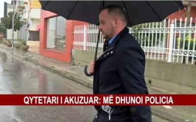 VIDEO/ Policia dhunon 34-vjeçarin dhe e arreston për kundërshtim të forcave të rendit