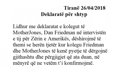 Ironia e LSI: MotherJones bashkë me pyetjet ta na nisë edhe përgjigjet që do