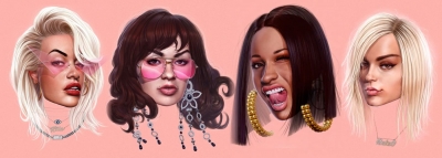 Publikohet  videoklipi &quot;Girls&quot;, Rita Ora puthet me Cardi B