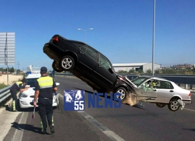 Përplasen dy makina, arrestohet një person