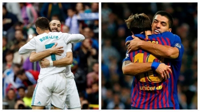 Suarez dhe Benzema janë bërë fokus në El Clasico