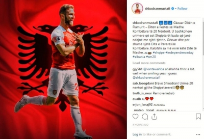 VIDEO+FOTO/Shkodran Mustafi bën lojtarin egjiptian të urojë shqip për 28 Nëntorin