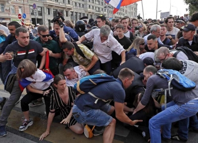 Protestat në Rusi për reformën e pensioneve, rreth 300 të arrestuar