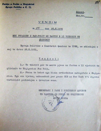 1958/Opinioni i regjimi për Fan Nolin: “I zgjuar e dinak, njeri i lekut”