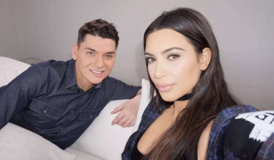 Foto/ Urimi special i Kim Kardashian për grimierin me origjinë shqiptare