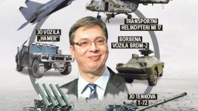 Deklarata &#039;bombë&#039; e Vuçiç: Po armatosen të gjithë, edhe shqiptarët në Kosovë. Duhet të armatosemi edhe ne